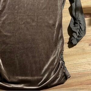 Sundance Charcoal Velvet Dress